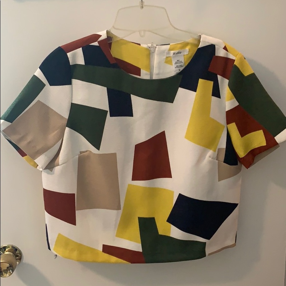 Geometric crop top